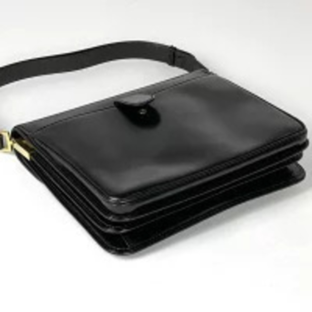 Gucci shoulder leather black bag Black